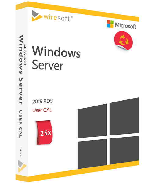 MICROSOFT REMOTE DESKTOP SERVICES 2019 - 25 PACK USER CAL