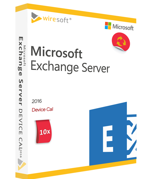 MICROSOFT EXCHANGE SERVER 2016 - 10 PACK DEVICE CAL